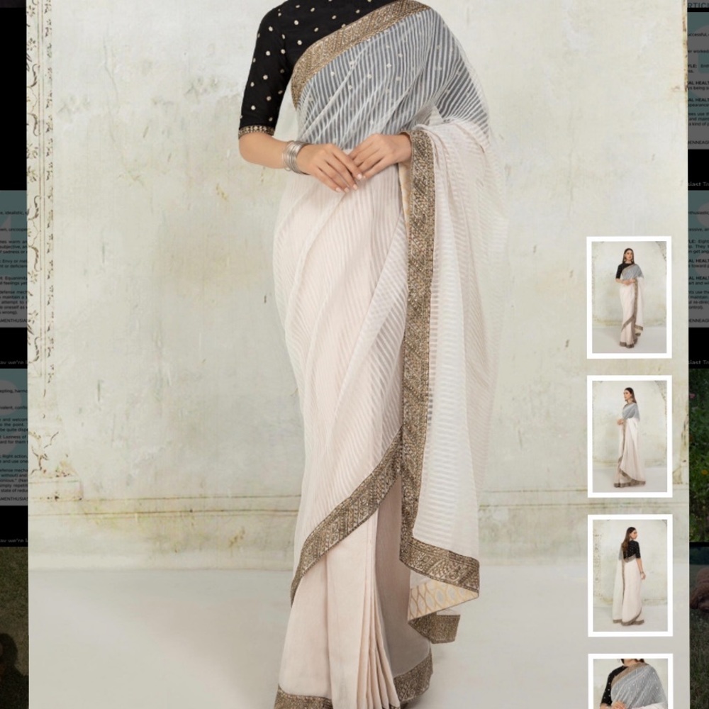 Maria B. Pakistani Fully Sewn 3-piece Sari Suit